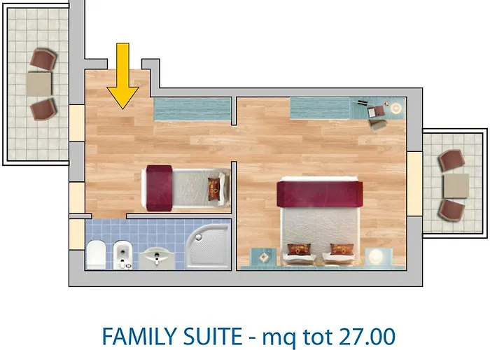 Отель Meridianus Линьяно-Саббьядоро
